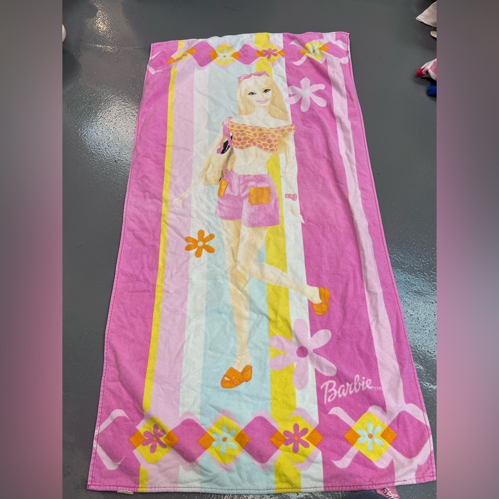 Vintage Barbie Towel